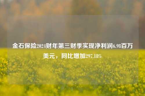 金石保险2024财年第三财季实现净利润6.98百万美元，同比增加297.18%-第1张图片-旅游攻略网