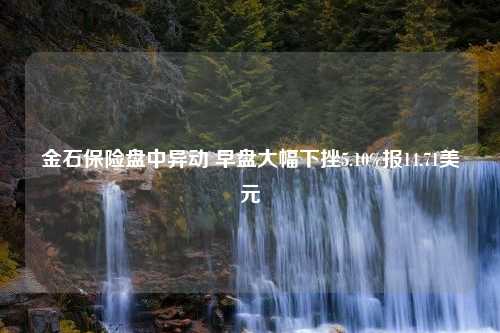 金石保险盘中异动 早盘大幅下挫5.10%报14.71美元