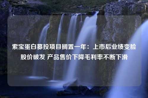 索宝蛋白募投项目搁置一年：上市后业绩变脸股价破发 产品售价下降毛利率不断下滑