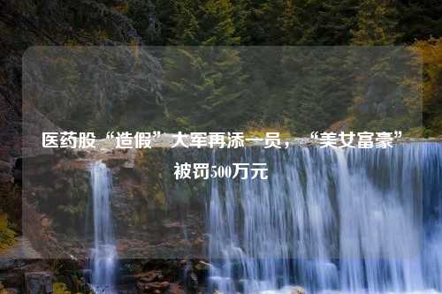 医药股“造假”大军再添一员，“美女富豪”被罚500万元