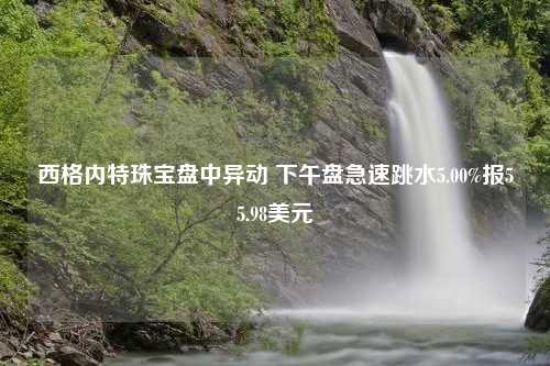 西格内特珠宝盘中异动 下午盘急速跳水5.00%报55.98美元