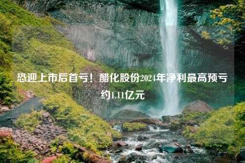 恐迎上市后首亏！醋化股份2024年净利最高预亏约1.11亿元