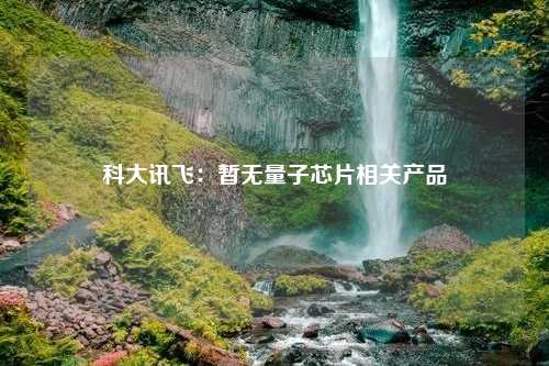 科大讯飞：暂无量子芯片相关产品