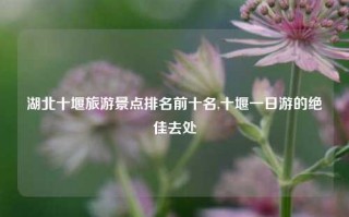 湖北十堰旅游景点排名前十名,十堰一日游的绝佳去处