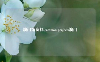 澳门馆资料,common projects澳门