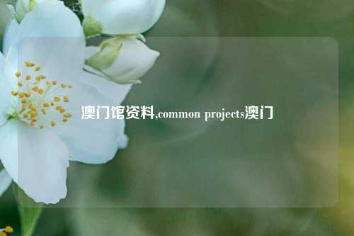 澳门馆资料,common projects澳门-第1张图片-旅游攻略网