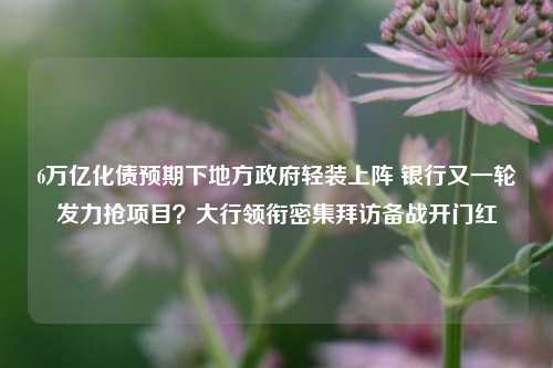 6万亿化债预期下地方政府轻装上阵 银行又一轮发力抢项目？大行领衔密集拜访备战开门红-第1张图片-旅游攻略网