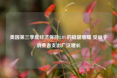 美国第三季度经济保持2.8%的稳健增幅 受益于消费者支出广泛增长-第1张图片-旅游攻略网